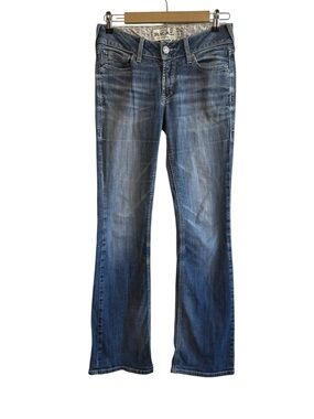 Ariat REAL Denim Size 27 Burbank Beverly Bootcut Jeans Western Cowgirl Barn